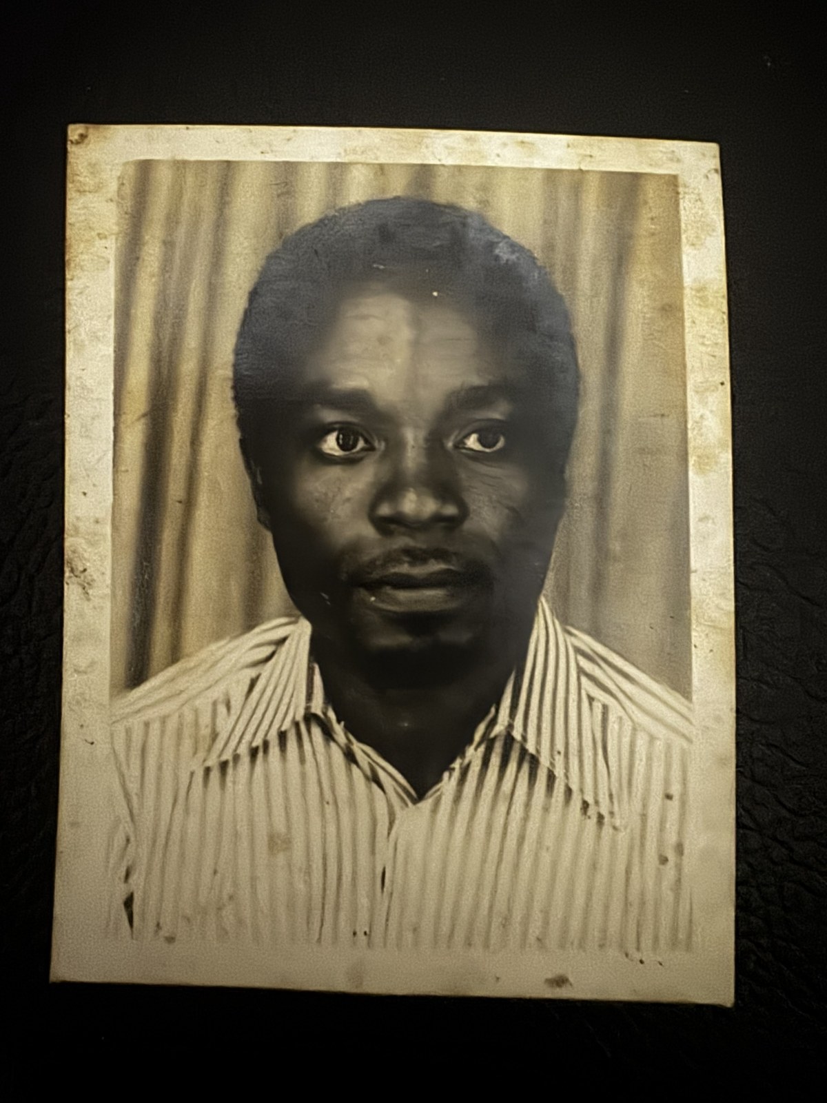 David Boa-Essilfie as a young man