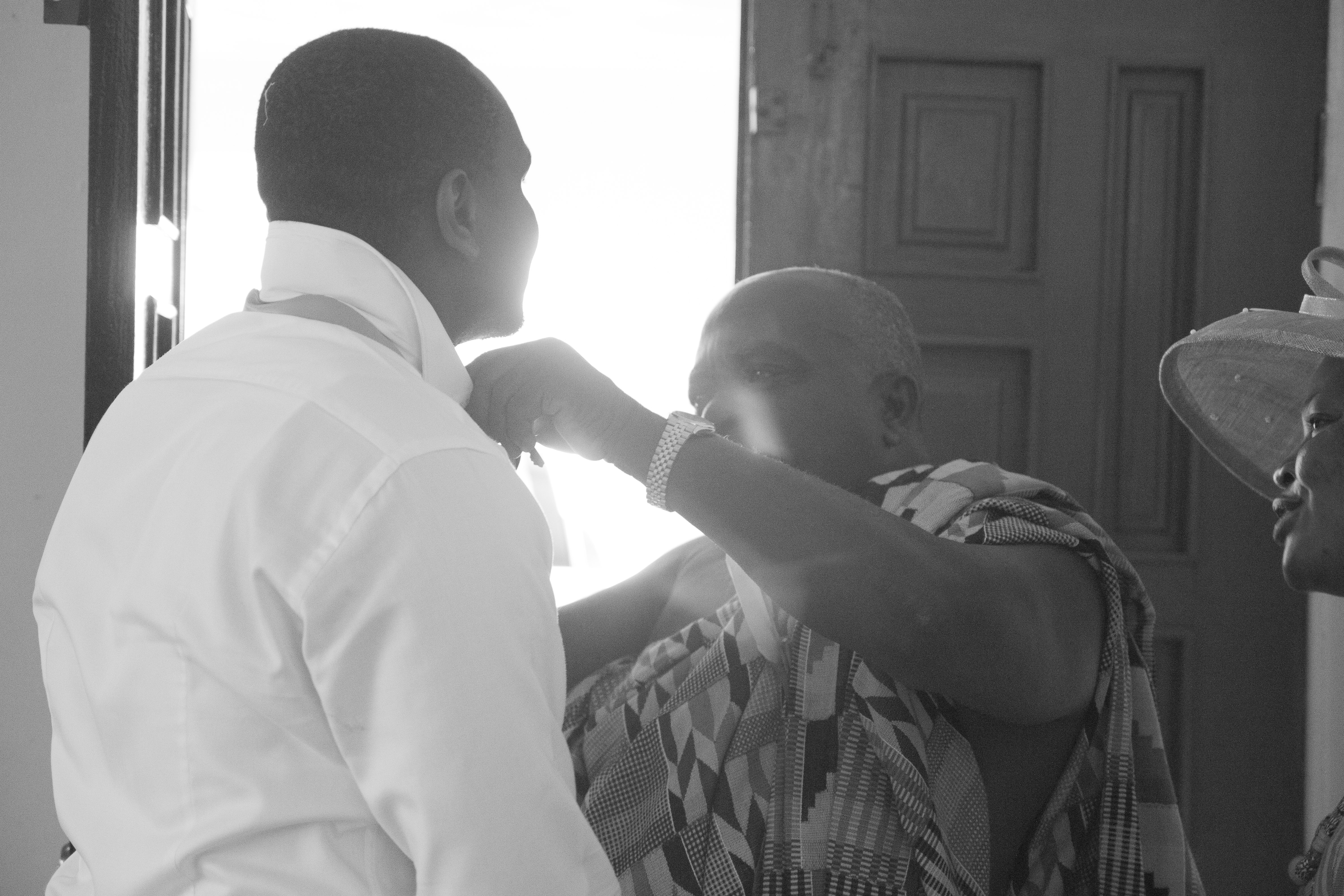 Kofi with his father
